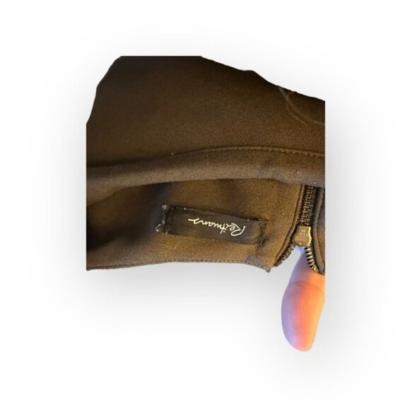 Women’s 2x reitmans Deep Green Grey Shift Dress with Pockets 3/4 Slit Sleeves - Picture 9 of 9